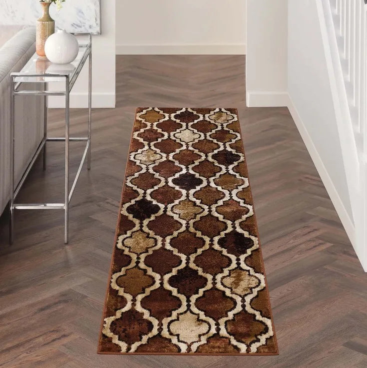 VIKAMA Bohemian Crystal Velvet Carpet Dirt Resistant And Easy To Care Hallway Full Carpeted Balcony Carpeted Home Decor