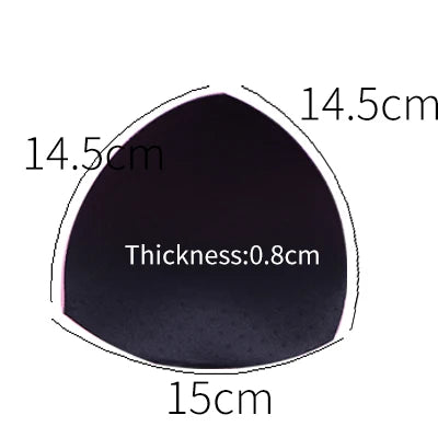 1pair Sponge Inserts In Bra Padded for Swimsuit Breast Push Up Fill Brassiere Breast Patch Pads Women Intimates Accessories