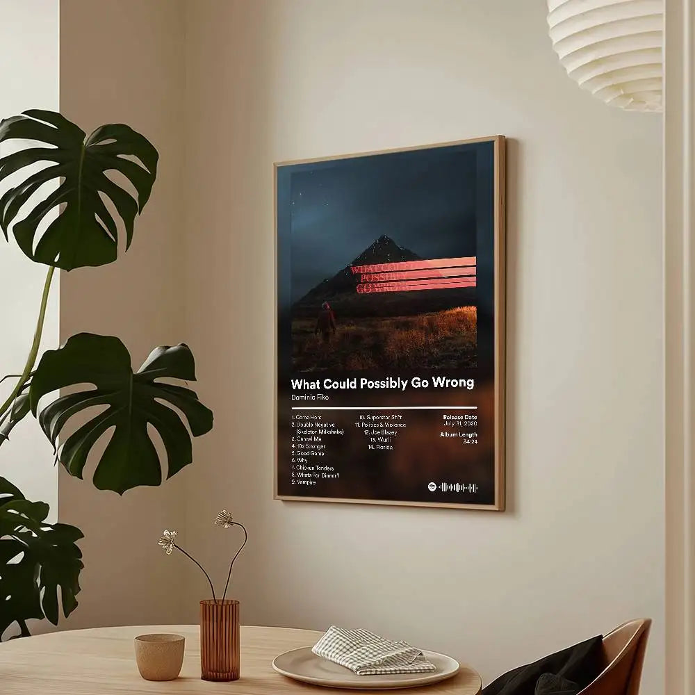 Singer Dominic Fike Rocket Poster HD Art Sticky Wall Waterproof Home Living Room Bar Decoration