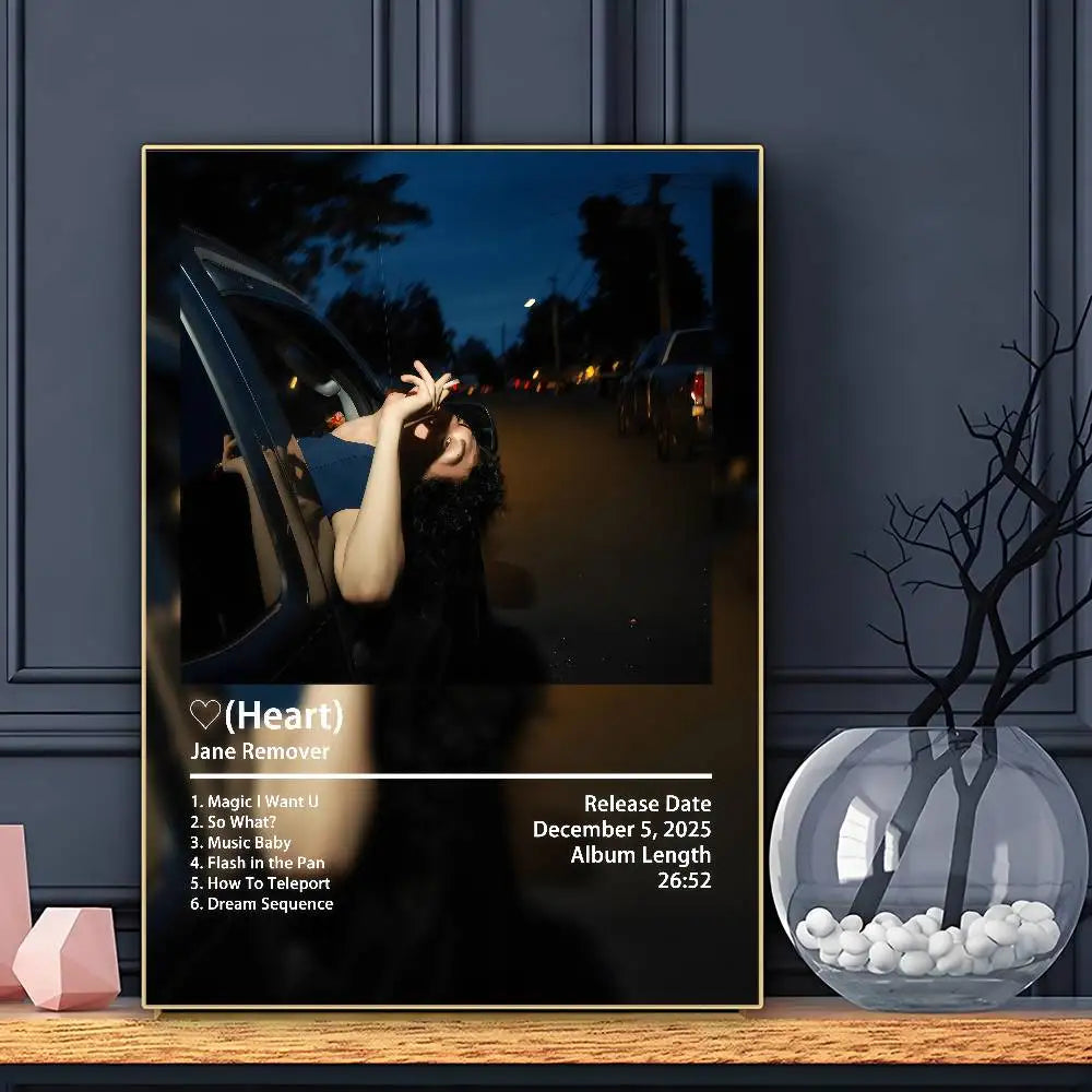 Musician Jane Remover Poster HD Art Sticky Wall Waterproof Home Living Room Bar Decoration