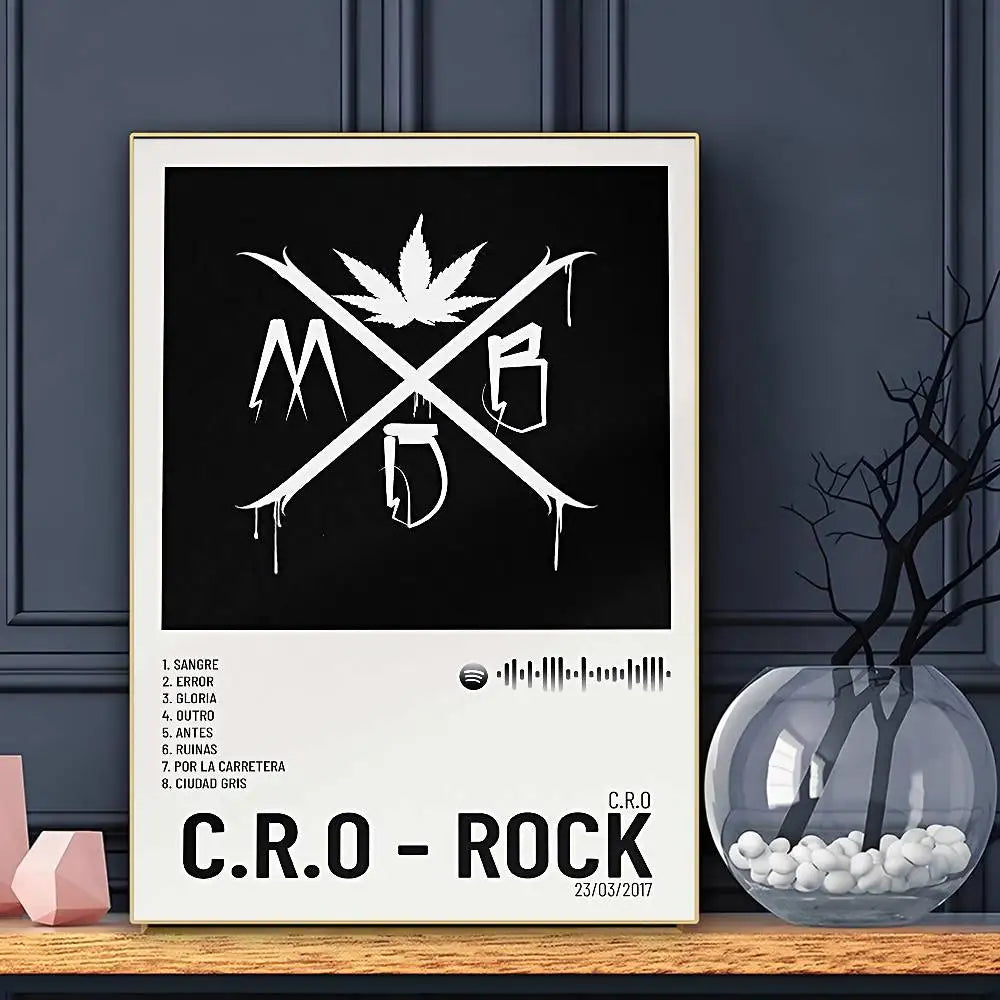 Singer C.R.O Poster HD Art Sticky Wall Waterproof Home Living Room Bar Decoration