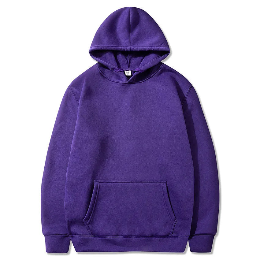 Women's Solid Color Pocket Hoodies Sports Fitness Sweatshirts Fashionable Casual Pullovers Multi Color