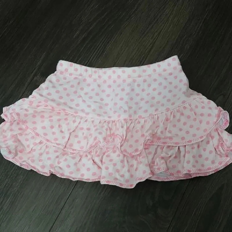 Women's Skirt Fashion Streetwear Pink Polka Dot Pattern Sports Casual Style vintage Y2K Emo Girls Sweet Harajuku Cute Slim Skirt