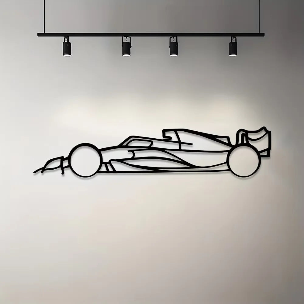 Decorative Hot Border Metal Line Art Designed Specifically for Passionate Automotive Aficionados Looking To Create Wall Displays