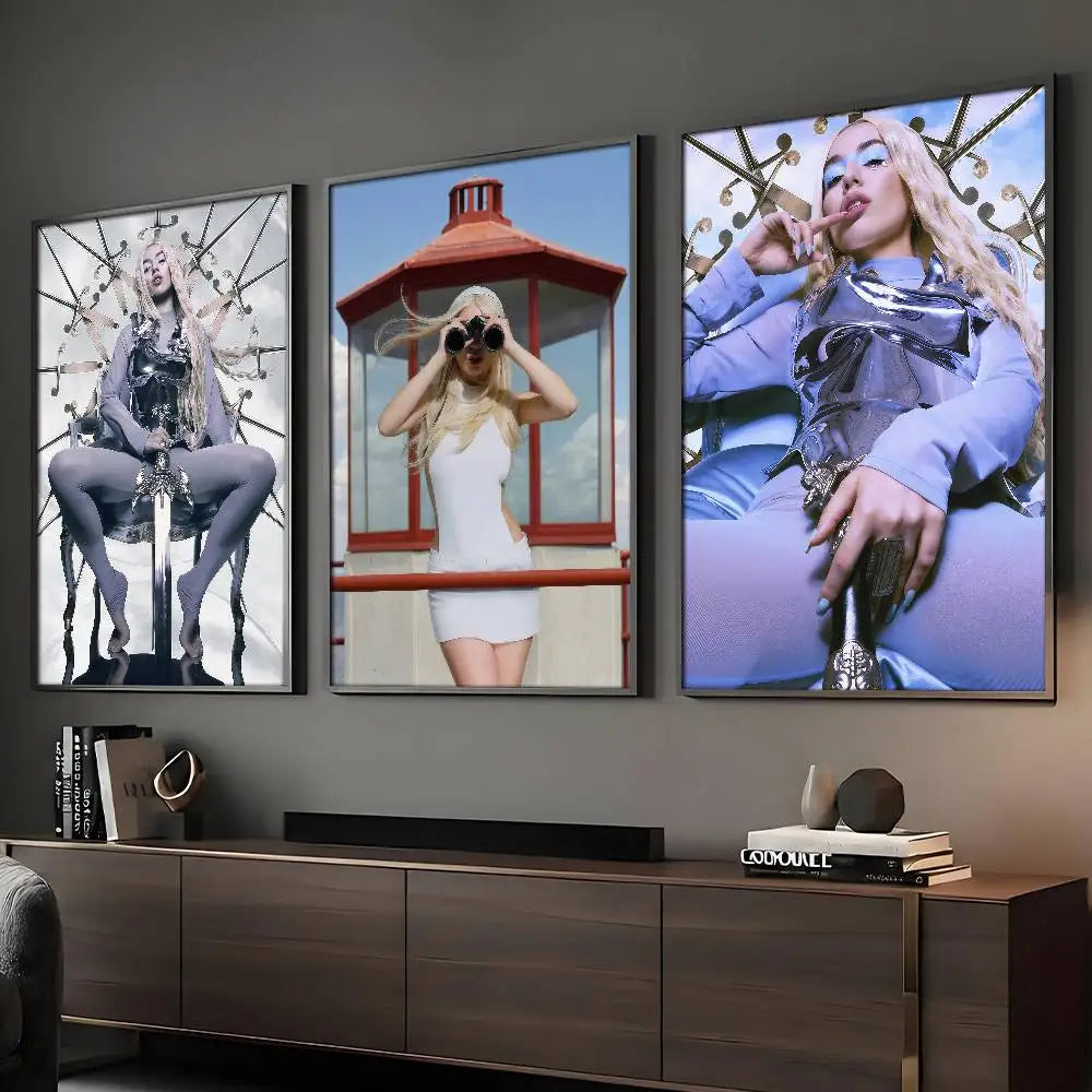 Singer Ava Max Don’t Click Play Poster HD Posters Home Room Bar Cafe Decor Wall Art Painting Picture