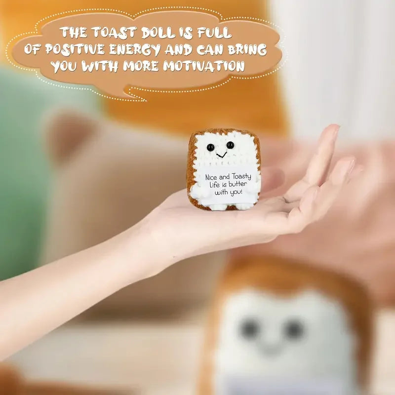 Cheerful Positive Toast Doll: 2.56