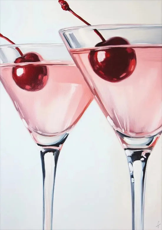 Food Kitchen Cocktail Wine Art Decor Canvas Printing Poster Kitchen Dining Room Living Room Aesthetic Wall Decor Foodies Prints