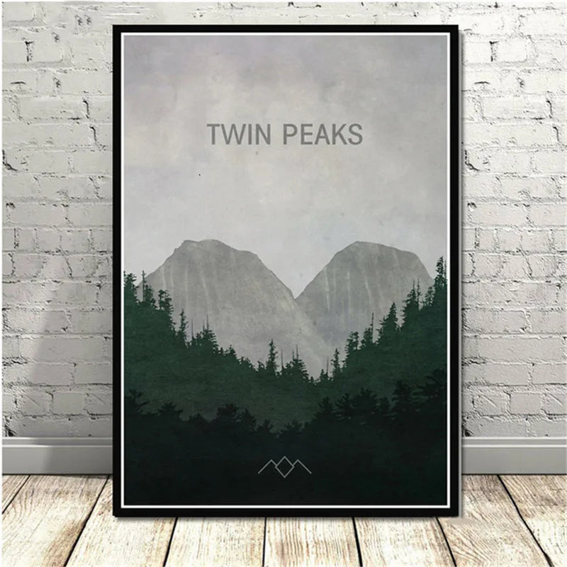 Twin Peaks TV Series Shows Classic Movie Anime Poster And Prints Canvas Painting Art Wall Pictures For Living Room Home Decor