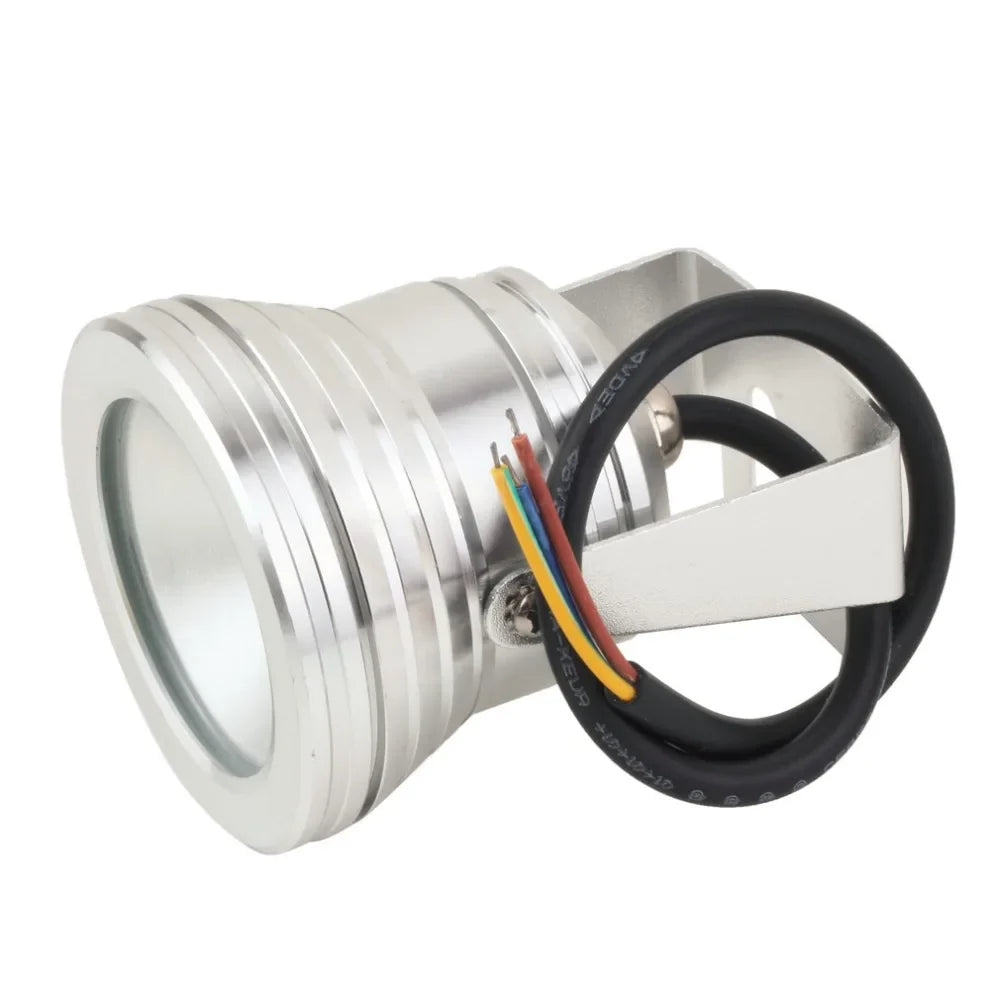 1 Pc white color Case 10W  LED Flood Wash Pool rainproof Light Spot Lamp 12V Outdoor Christmas Gift Drop Shipping