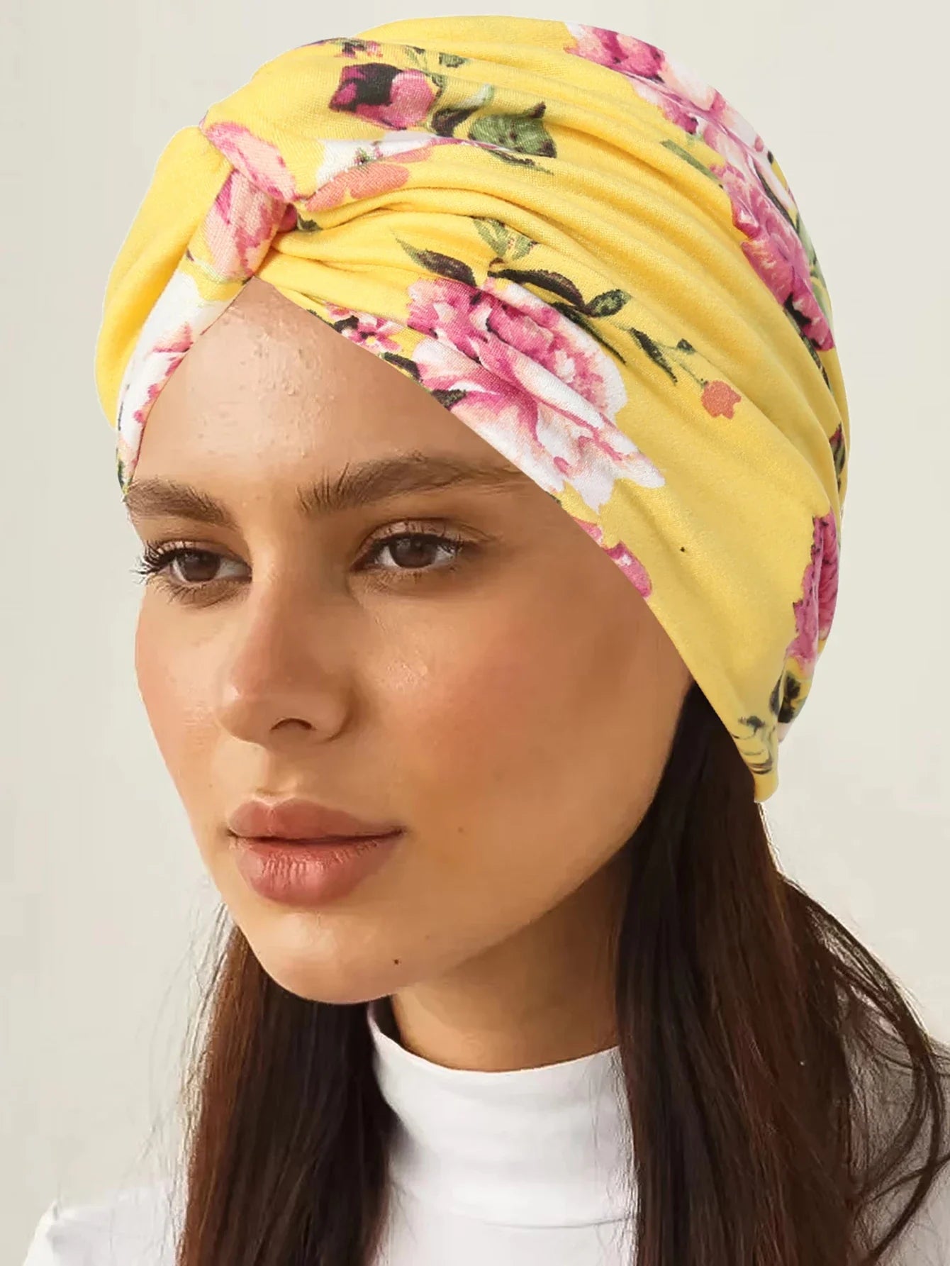 2024 New Leopard Print Women Hijabs Turban Hats Head Wraps Soft Elastic Hijab Hats Breathable Chemo Cap For Ladies Girls