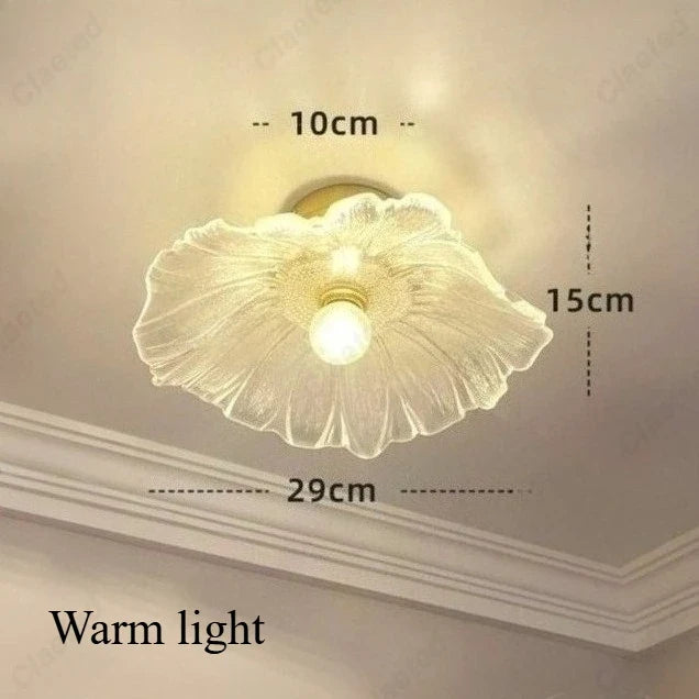 Modern Minimalist LED Flower Petal Ceiling Lamp Living Room Corridor Balcony Decorative Lighting E27