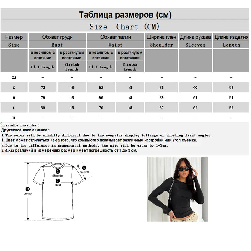 Woman Clothing Long Sleeve T-shirt Slim Fit Tops Female O-Neck Knitted Close-fitting Tee Shirt Street Wear 2024 New 2408