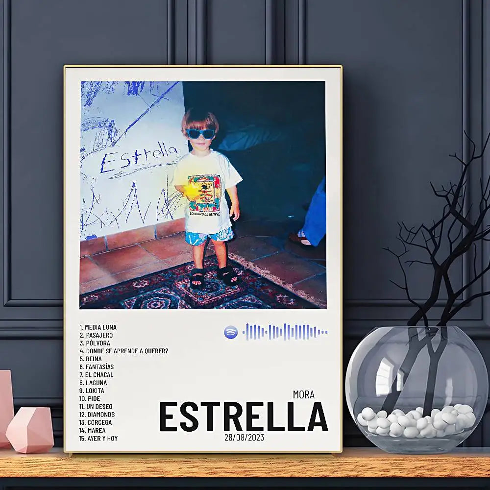 Singer Mora Poster Sticky Wall Art Printing Waterproof Home Living Bed Room Bar Aesthetic Decor