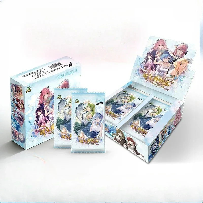Goddess Story Anime Waifu Trading Cards Box Set–Rare SSR/SR Genshin Impact Character Cards Ideal Gift for Anime Fans & Hobbyists