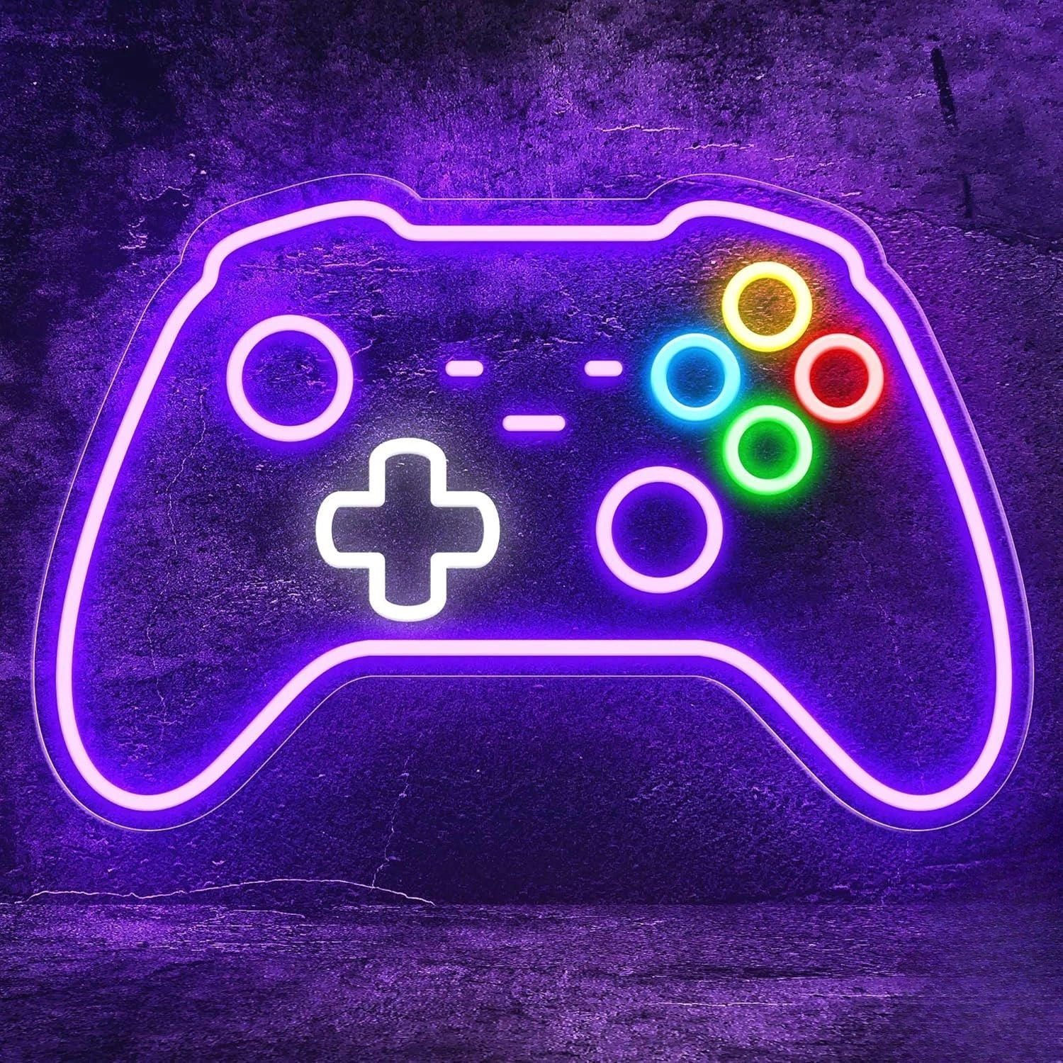Gamer Neon Sign Gamepad Shaped LED Neon Sign for Gamer Room Decor USB Powered for Best Gamer Gifts for Teens Boys Kids