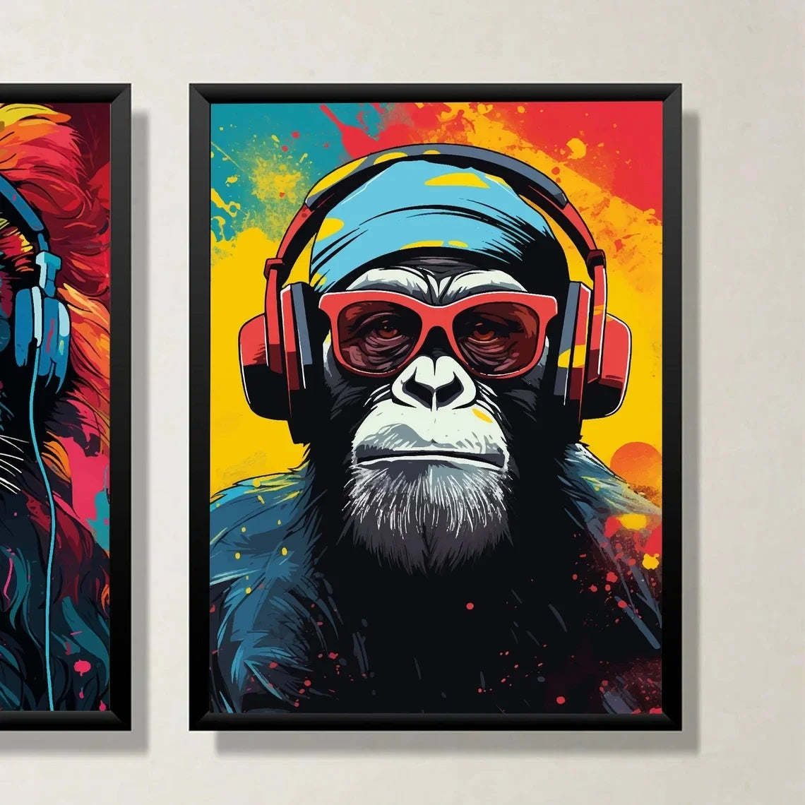 Modern Set Of 3 Gaming Graffiti Wall Art Canvas Son Brother Gift Painting Gamer Posters For Living Room Boys Bedroom Home Decor