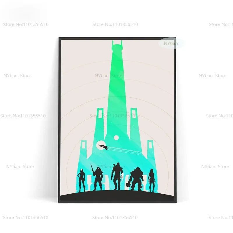 NT1464 Mass Effect Poster Minimalist Classic Game Gift Posters And Prints Wall Art Picture Canvas Painting For Home Room Decor