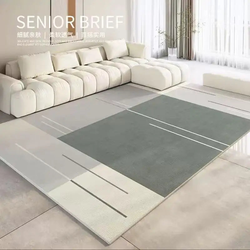 VIKAMA Modern Geometric Carpet Living Room Sofa Coffee Table Mat Room Decoration Bedroom Wardrobe Large Area Carpet