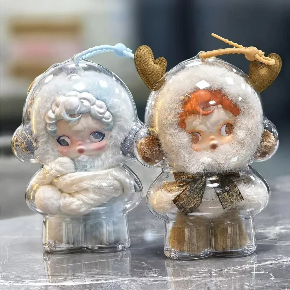 Transparent Protective Case for SkullPanda Guangweaving Garden V2 SP Doll Portable Organizer Box Storage Case