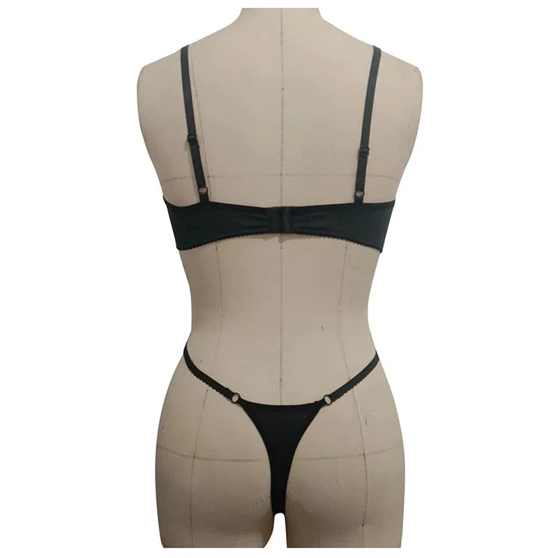 Sexy Lingerie for Women Underwear Panty Set Play See through Lace Bodysuit Babydoll Sleepwear