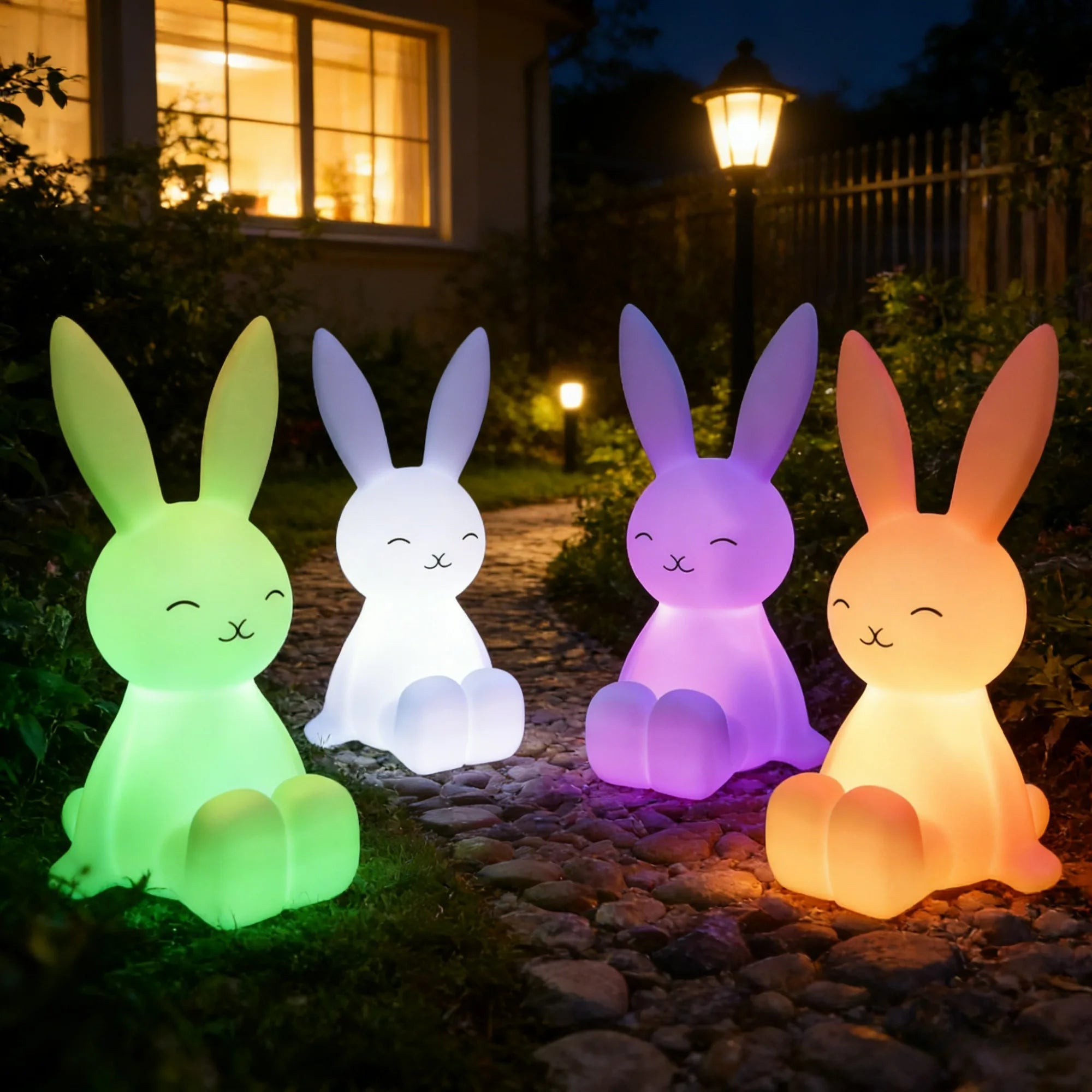 Cute Lighting Rabbit Mood Light Night Light LED Lights Amps for Room Writing Lamp Desk Lamp Children's Night Lamp Gift