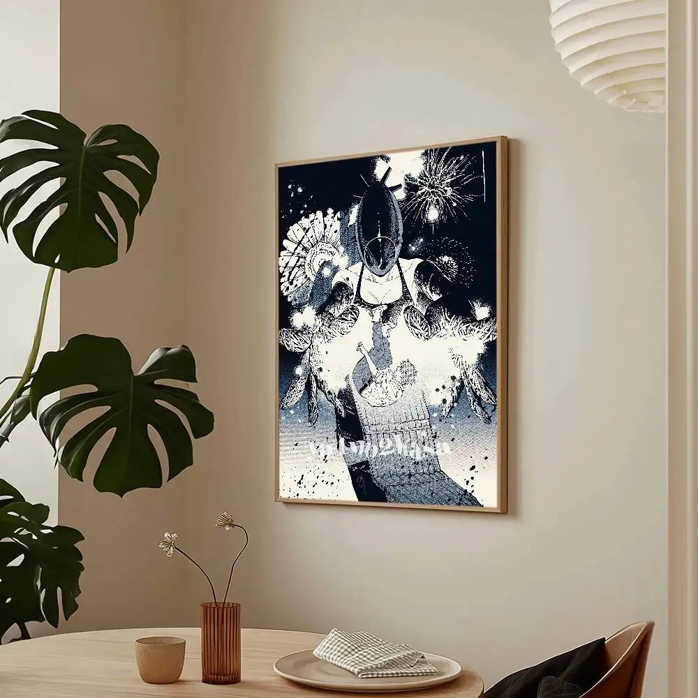 Chainsaw Man The Movie Reze Arc Poster HD Art Sticky Wall Waterproof Home Living Room Bar Decoration