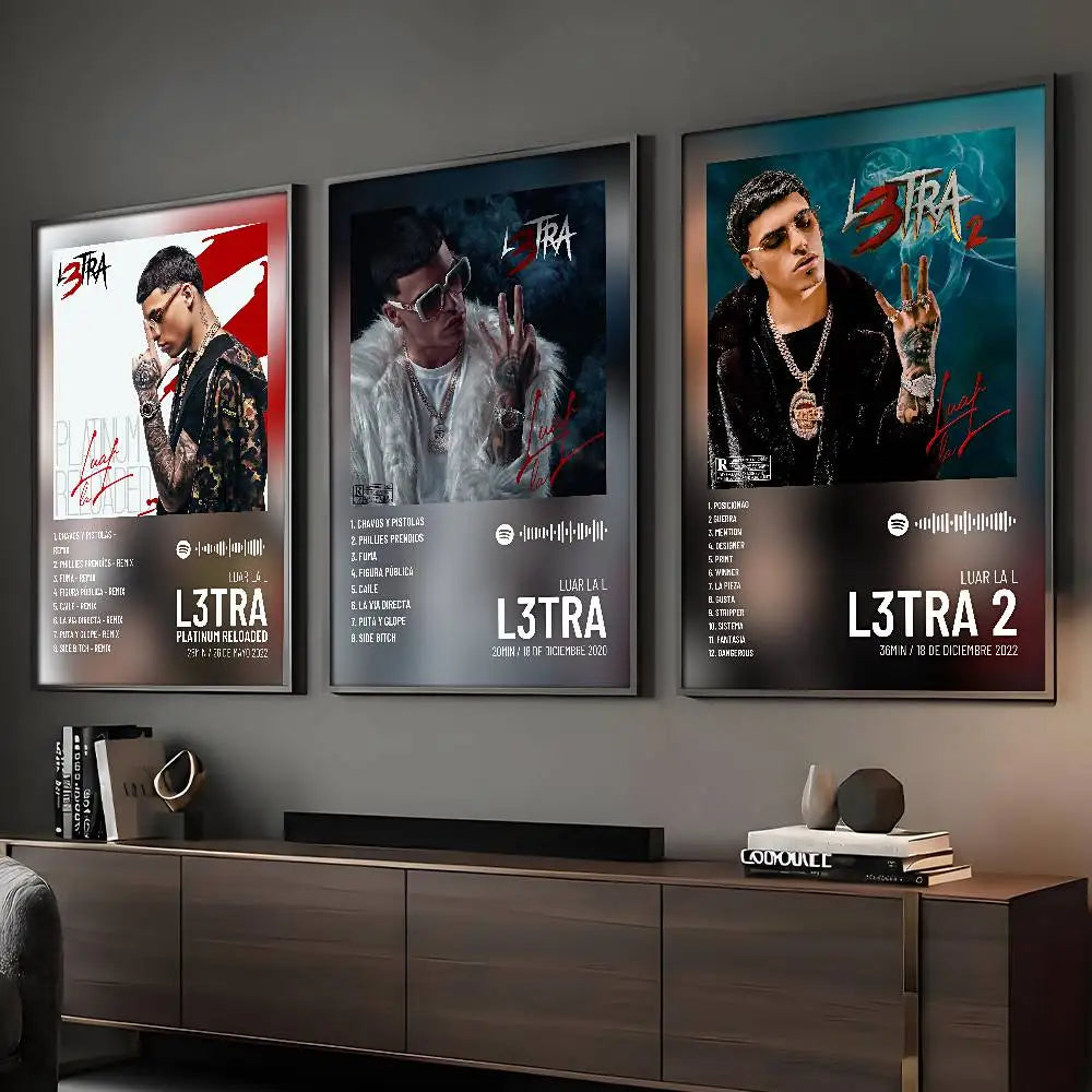 Singer Luar The L Poster Sticky Wall Art Printing Waterproof Home Living Bed Room Bar Aesthetic Decor