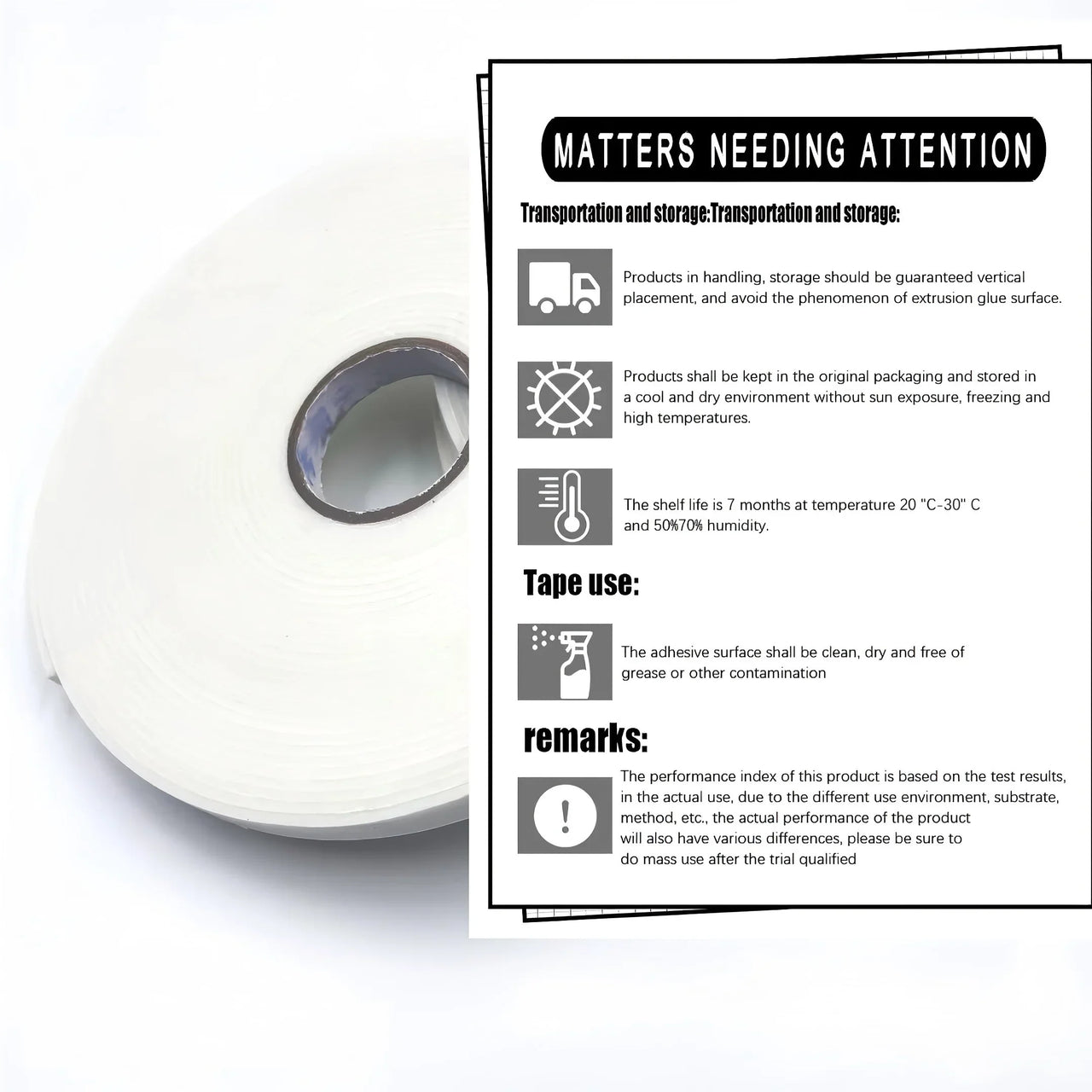 2PCS Strong Adhesive Foam Double-Sided Tape For Living Room TV Background Indoor Wall Panels Decor Materials