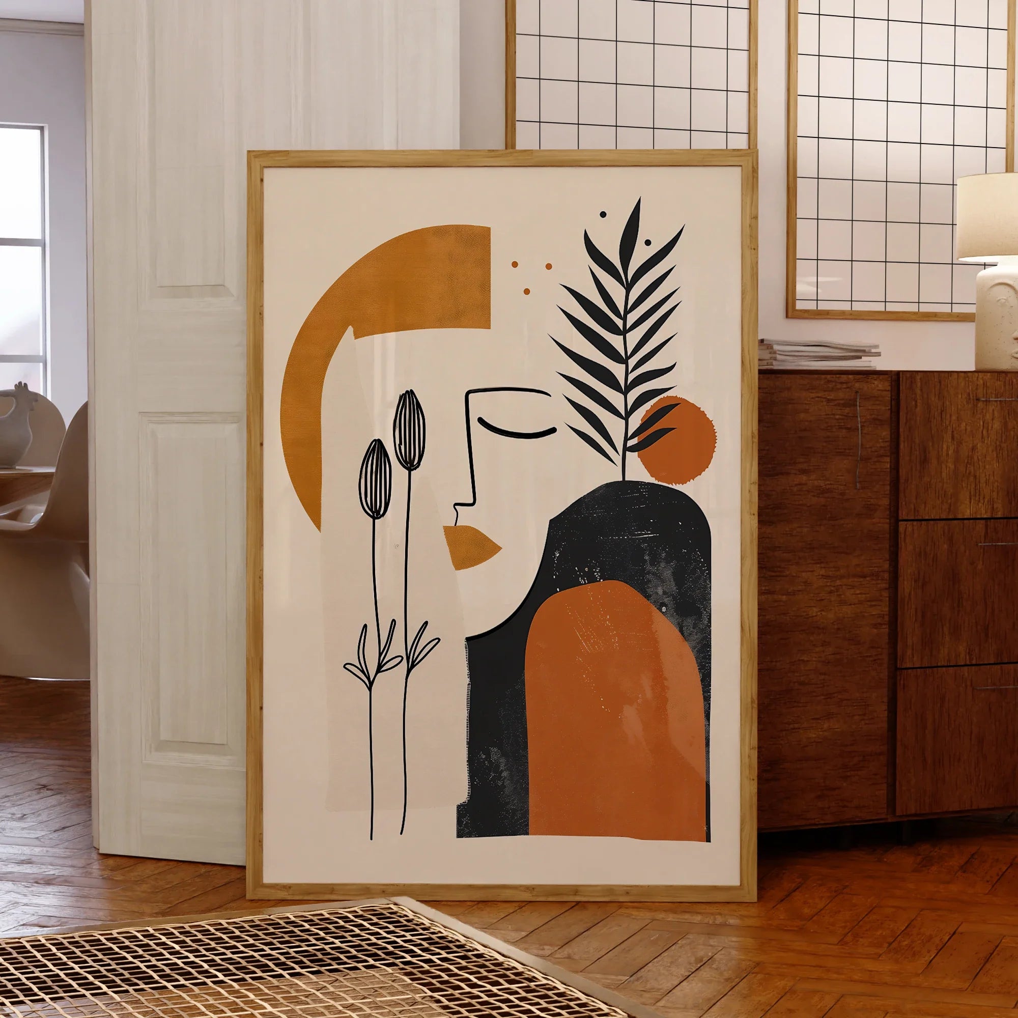 Modern Abstract Moderní Minimalismus Botanical Beauty Painting Poster Print Canvas Picture For Living Room Wall Art Home Decor