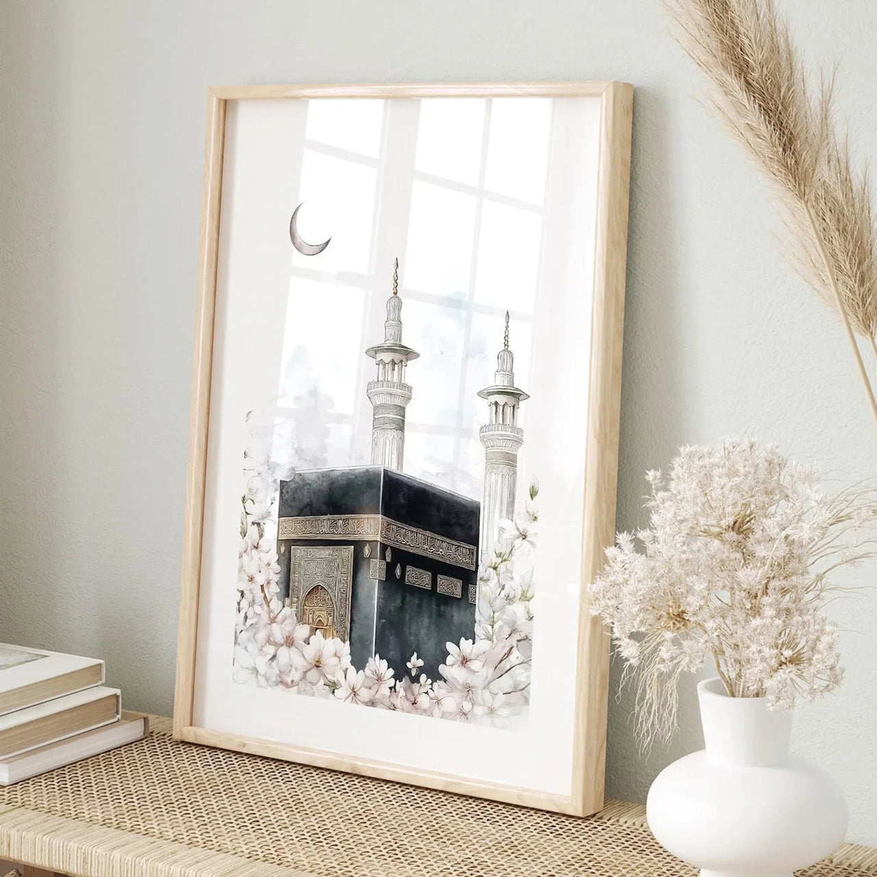Modern Muslim Islam Kaaba Islamic Ramadan Wall Art Print Canvas Painting Poster Picture For Living Room,Bedroom Home Decor