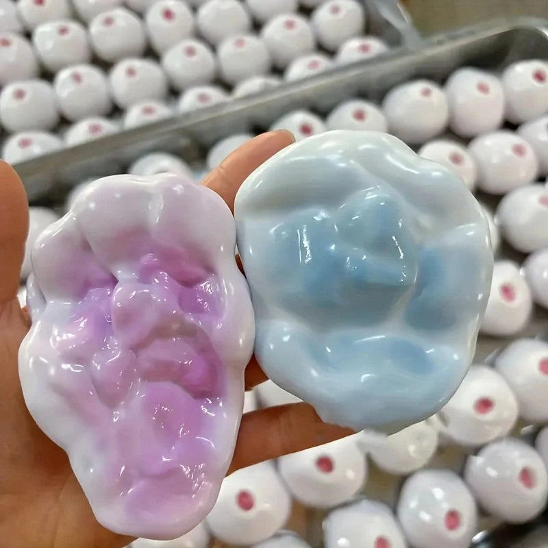 1Pc Squishy Fluid Ice Skin Jelly Ball Squeeze Toy Kids Adult Soft Pinch Pop Fidget Toys Party Gift Novel Entertainment Games