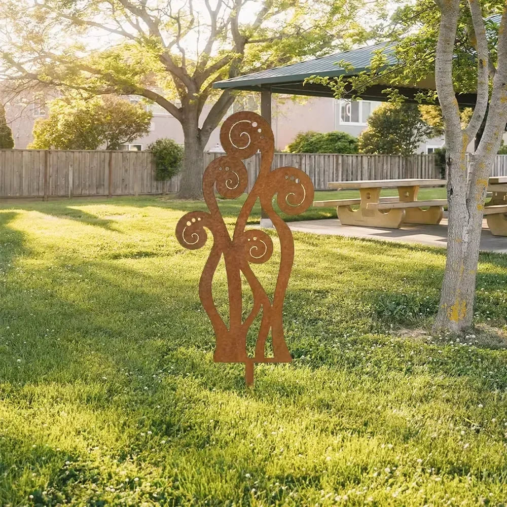 Beautiful 1PC Wrought Iron Metal Outdoor Garden Decor Unleashing Endless Creativity To Transform Your Courtyard with Charm