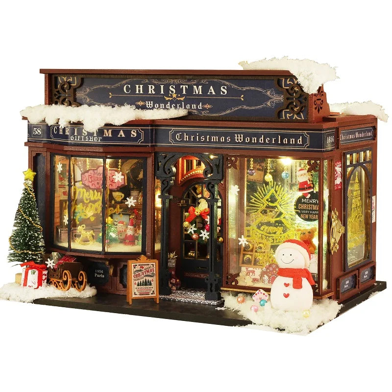 New DIY Christmas Wonderland Miniature Kit - Handcrafted 3D Book Nook Model, Creative Christmas & Black Friday Gift Idea
