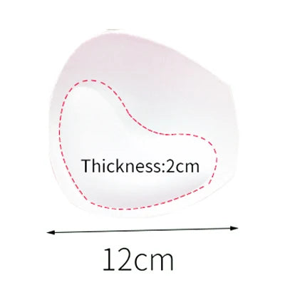 1pair Sponge Inserts In Bra Padded for Swimsuit Breast Push Up Fill Brassiere Breast Patch Pads Women Intimates Accessories