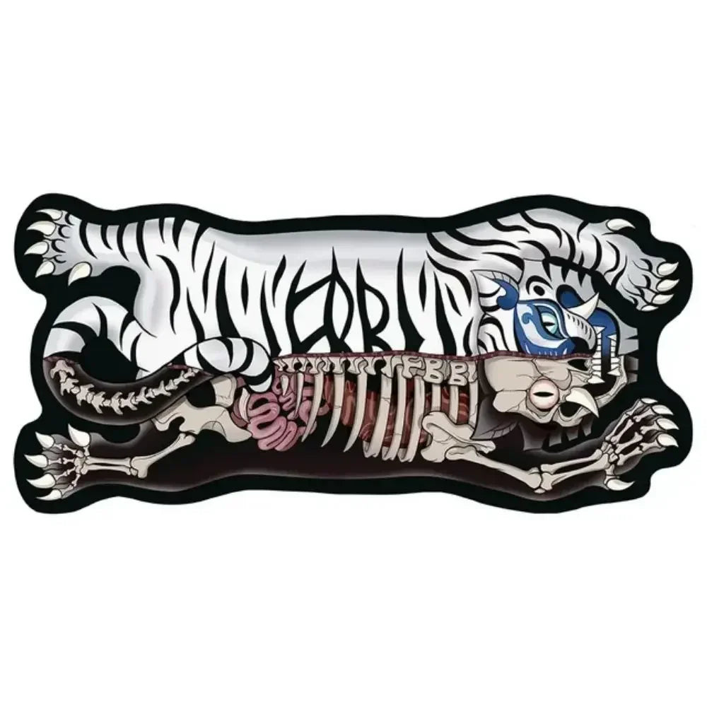 VIKAMA Tiger-Shaped Area Carpet - Non-Slip, Easy To Clean, Home Decoration, Kitchen And Bathroom Floor Mat, Entrance Door Mat