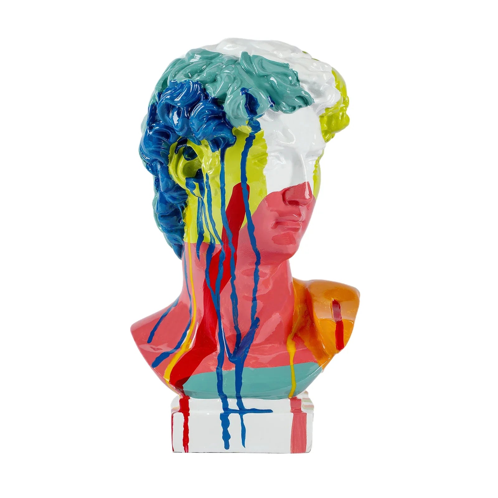 David Head Resin Statues Living Room, Table, Office Decoration European Home Decoration Statues Home Decor Art Bust Sculpture