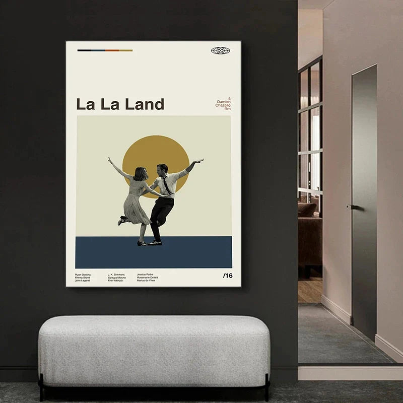 TV Series Movie Posters Set Breaking Bad Cars Fight Club Midcentury Modern Minimalist Retro Vintage Canvas Print Living Room Art