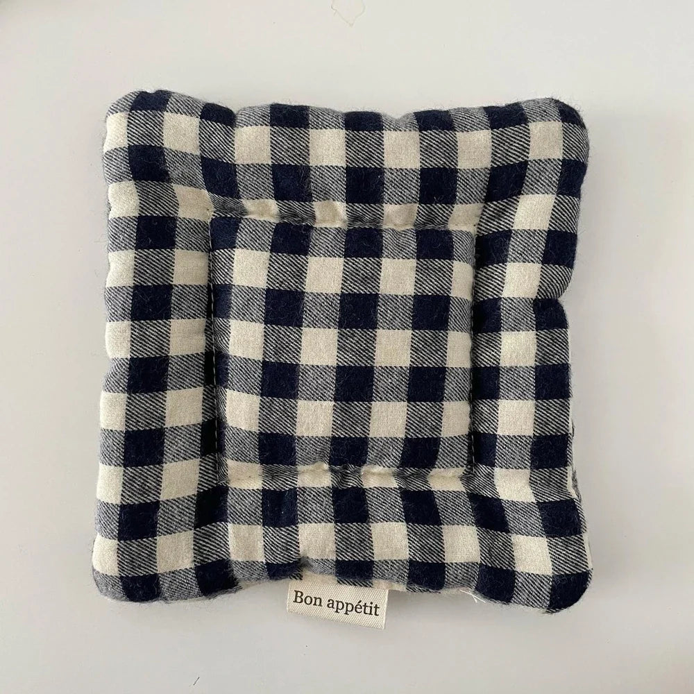 Coaster Fresh Pastoral Style Cotton Coaster Cloth Insulation Pad Table Mat Placemat Home Decoration Kitchen Accessories
