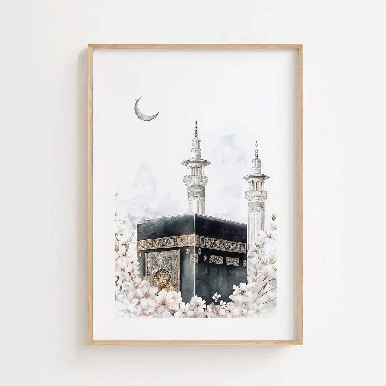Modern Muslim Islam Kaaba Islamic Ramadan Wall Art Print Canvas Painting Poster Picture For Living Room,Bedroom Home Decor