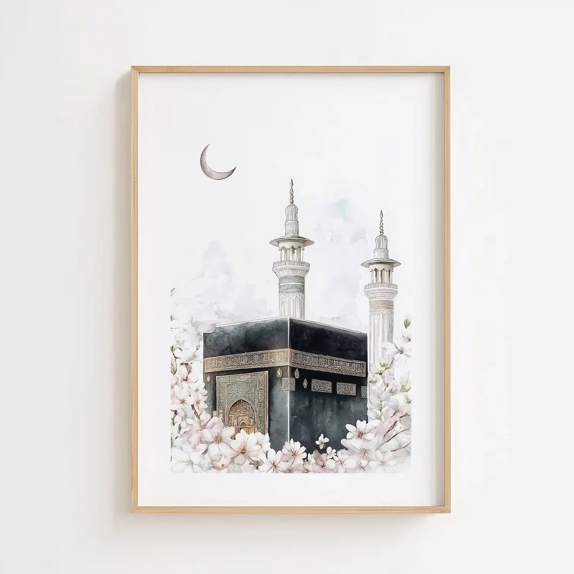 Modern Muslim Islam Kaaba Islamic Ramadan Wall Art Print Canvas Painting Poster Picture For Living Room,Bedroom Home Decor