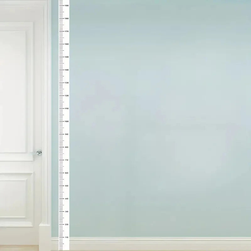 2m Wall Height Measurement Card - Easy-to-Read Durable PC Material Writeable & Removable Ideal for Room Decor Wall Decorations
