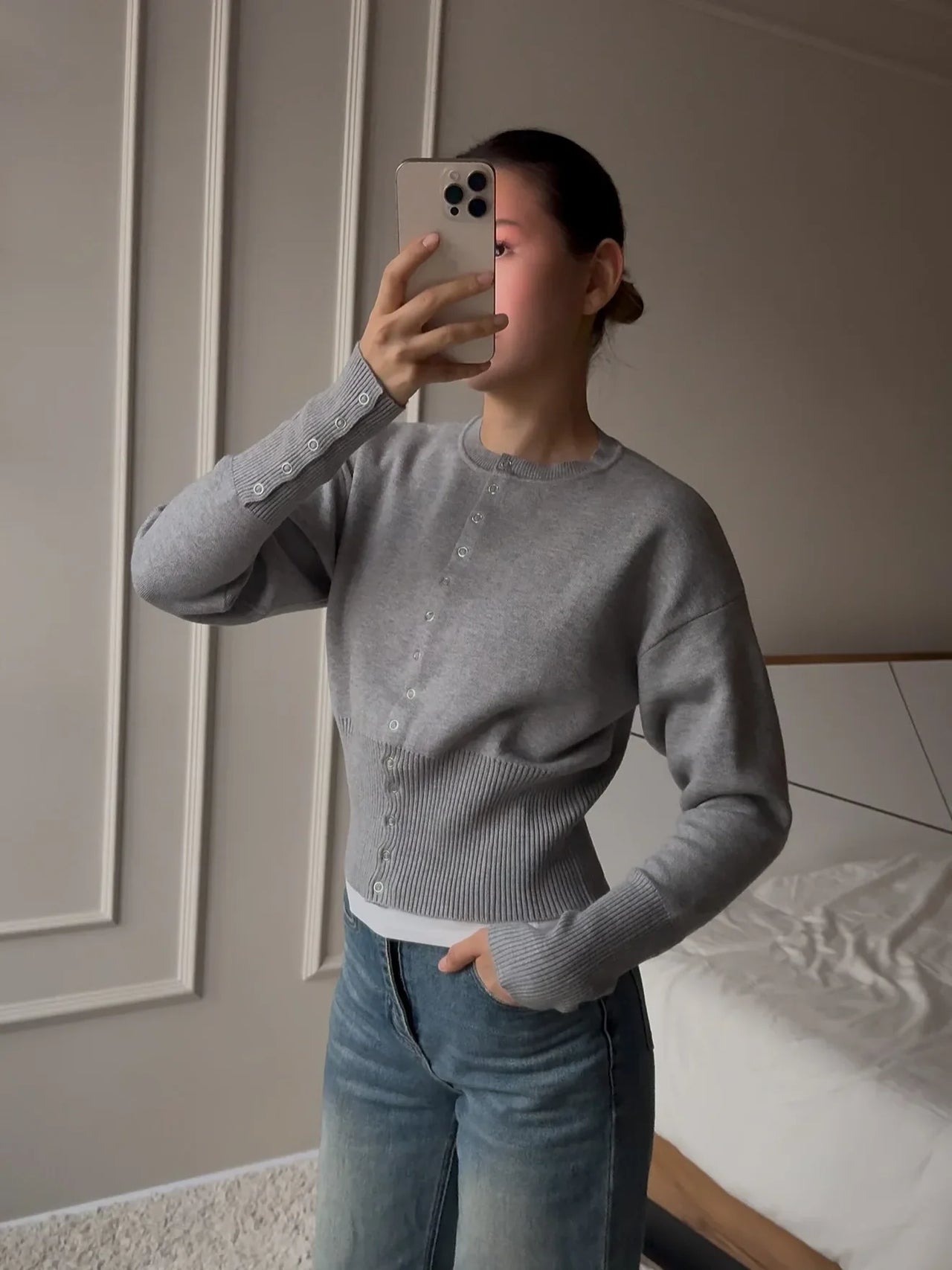 Pink Twist Cotton Long Sleeve Knitted Cardigan Women Simple Button Casual Preppy Style Jumper Sweet Cute Simple Sweater Top New