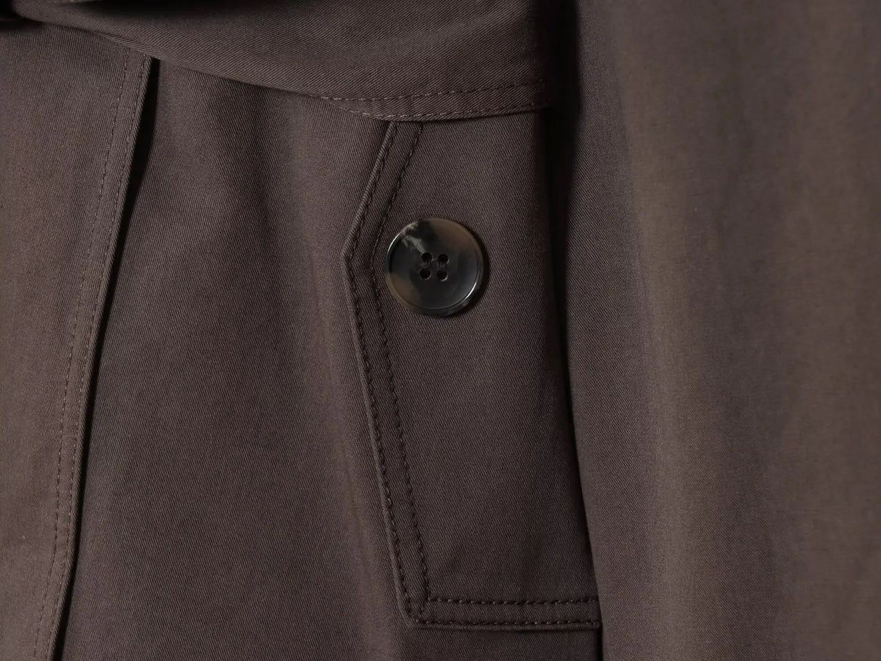 ETJ Autumn 2025 new collection  women's British style lapel double-breasted Maillard color belt casual trench coat