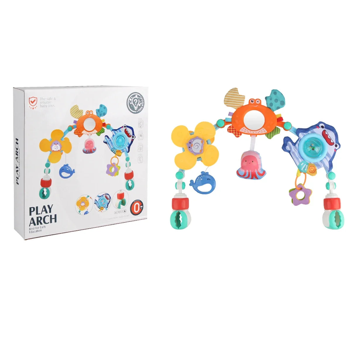 Baby Stroller Arch Toys Pram Activity Arch Toys Bouncer Toy Fine Sensory Development Motor Skills Toys  Arch Baby Car Seat Toys