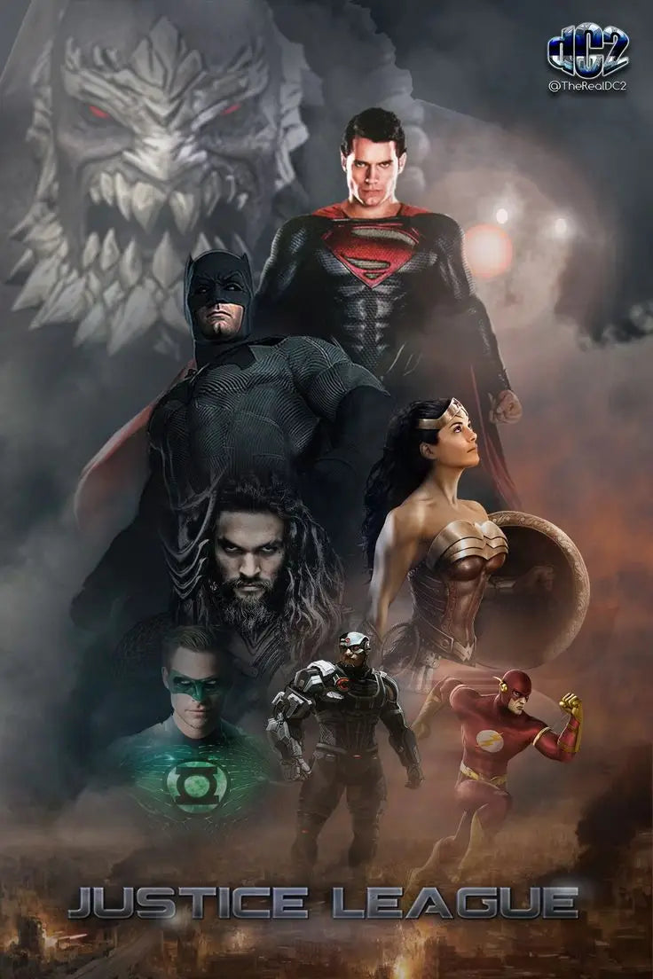 Superman And Batman Superhero Justice League DC Movie Prints Poster Canvas Painting Modern Wall Art For Living Room Home Decor