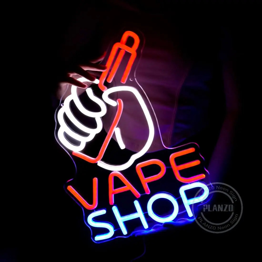 VAPE Shop Neon Sign for Smoke Shop LED Light Up E-cigar Business Store Sign Logo Wall Decor Birthday Christmas Dad Husband Gift