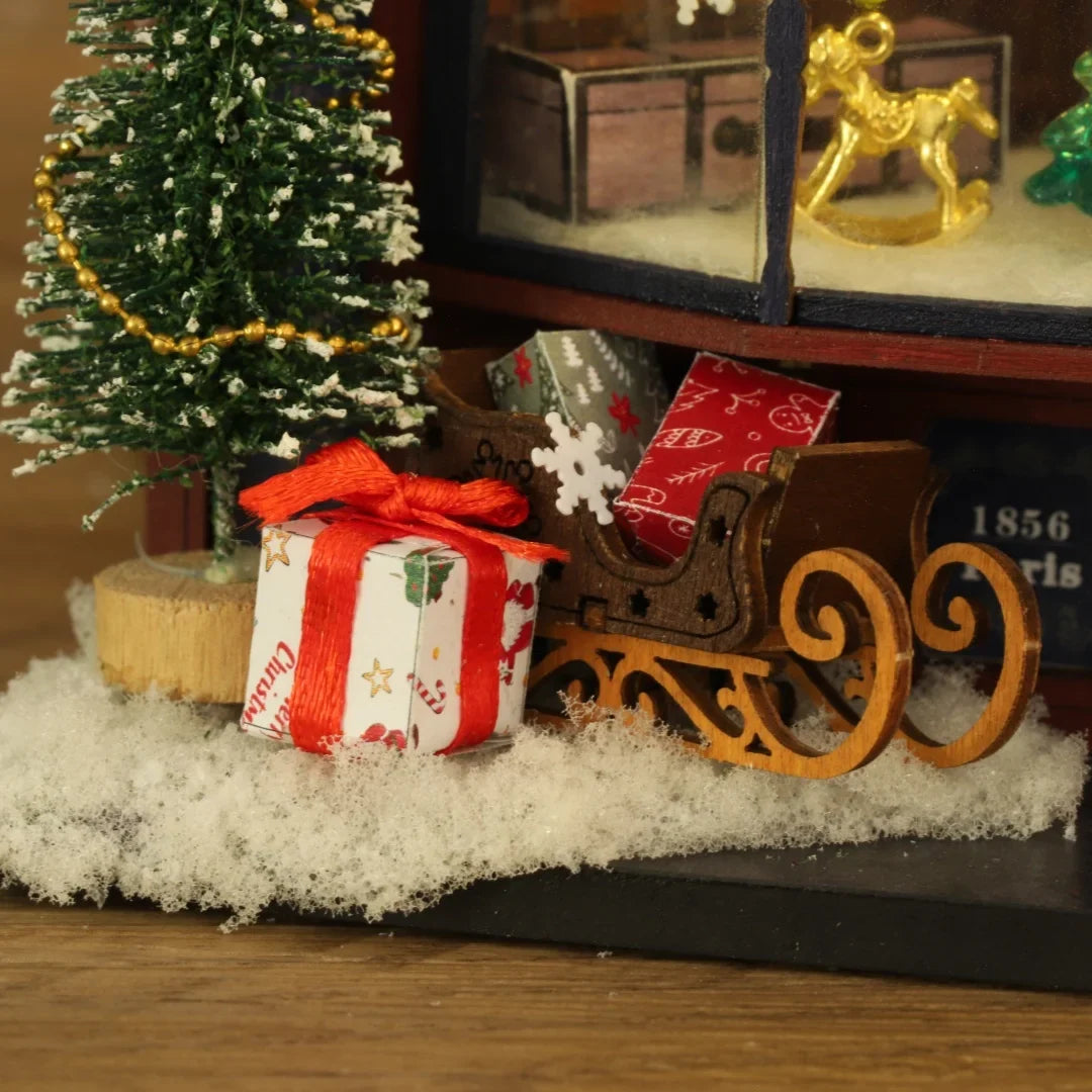 New DIY Christmas Wonderland Miniature Kit - Handcrafted 3D Book Nook Model, Creative Christmas & Black Friday Gift Idea
