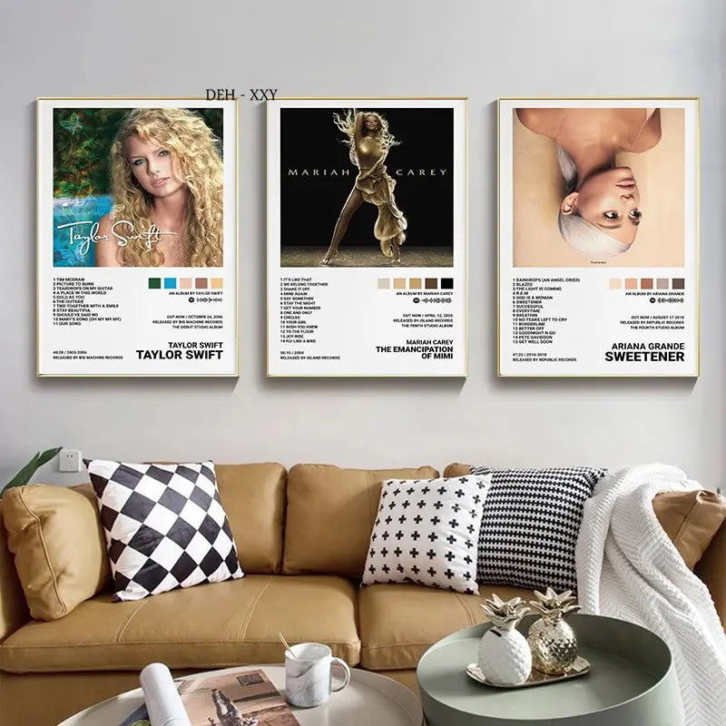 Music Album Covers Poster Gifts Juice Wrld,Tyler Hip Hop Rapper Singer Album Covers Canvas Painting Wall Art Pictures Room Decor
