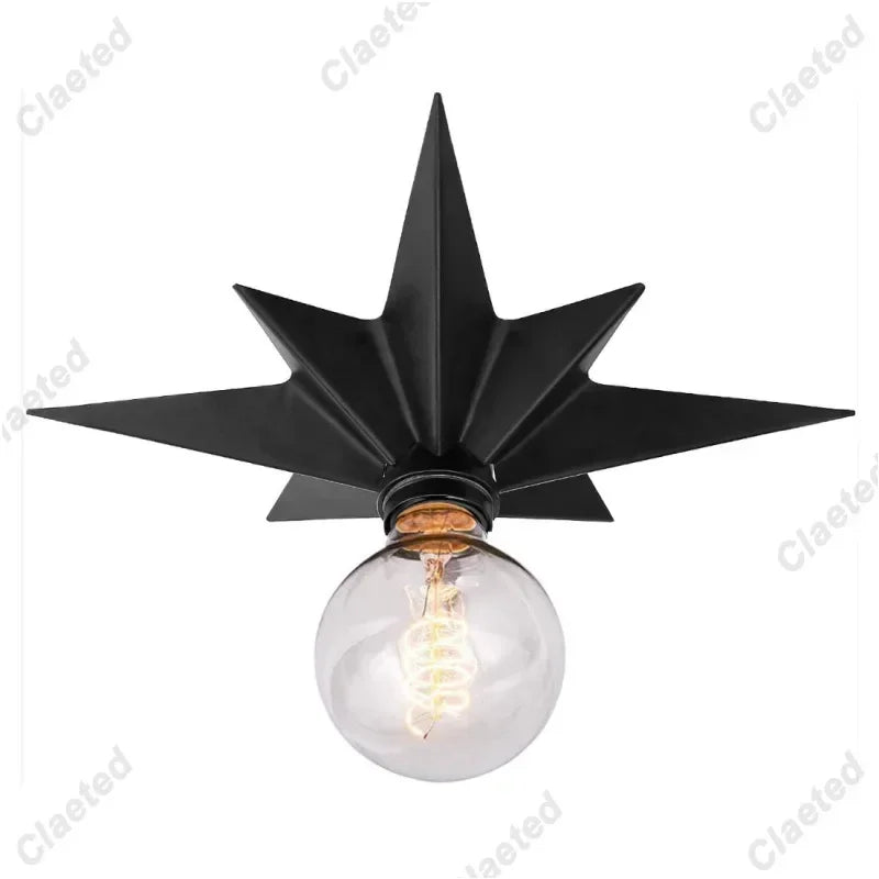 Creative Star Wall Lamp LED Wall Lamp for Luxury Living Room Bedroom Bedside Hotels Background Home Decorative Wall Sconce
