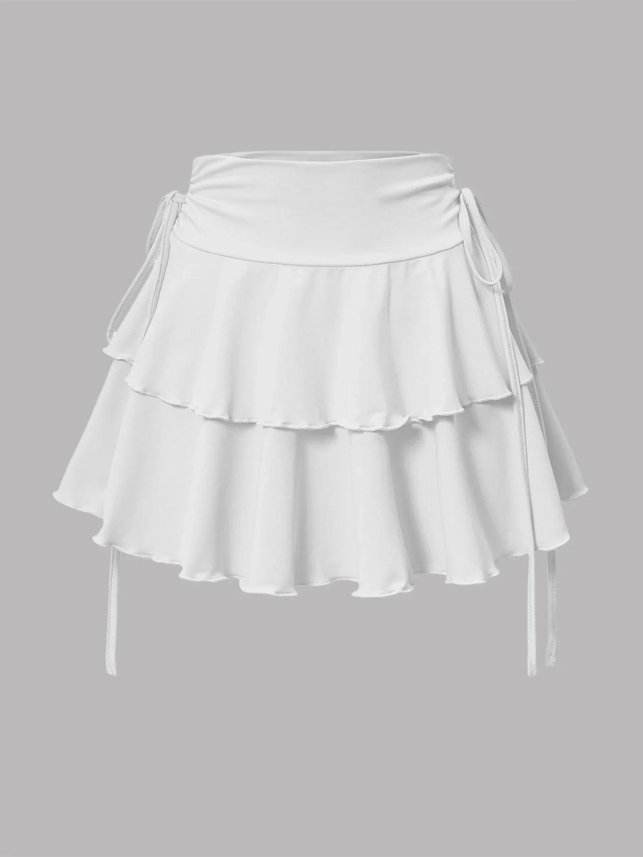 New Solid Color Skirt Women Summer Fashion Outdoor Versatile High Waist Slim Fit Elastic Waist Short Skirt Goods In Stock
